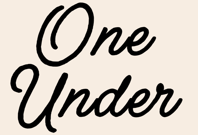 Par Mono Script Cap "One Under"